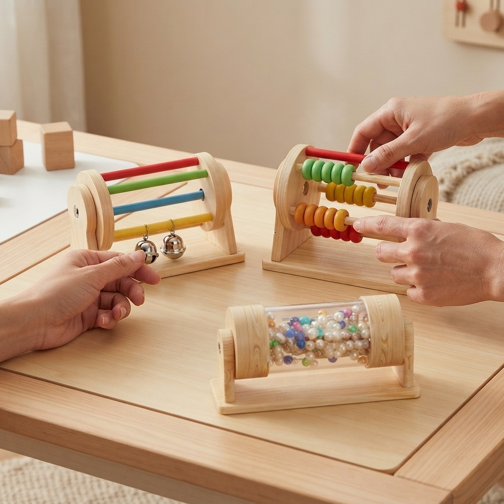 Popularna tablica manipulacyjn – Montessori Wooden Busy Board Toddler recenzja i cena