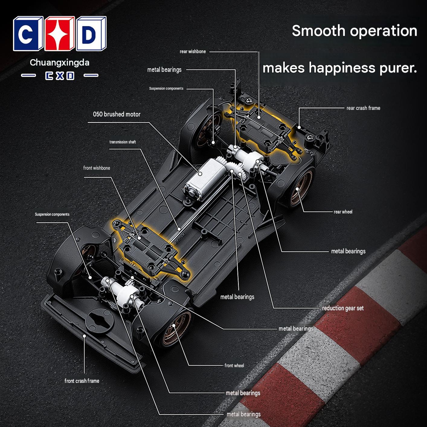 CXD2401 1/24 RC Drift Car 2.4G – Rc Drift Car 1 24 Scale 4Wd recenzja i cena