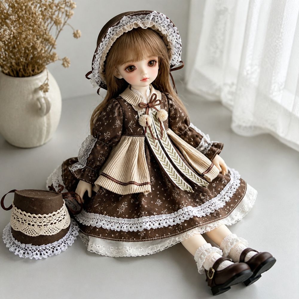 Zestaw ubrań dla lalek 30 cm,  – Bjd Doll 1 6 Full Set With Clothes recenzja i cena