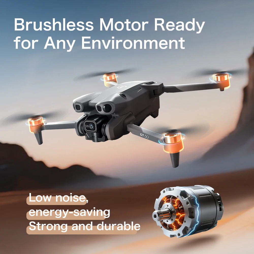 GT50 – dron FPV z podwójną kam – Fpv Brushless Rc Drone 4K recenzja i cena
