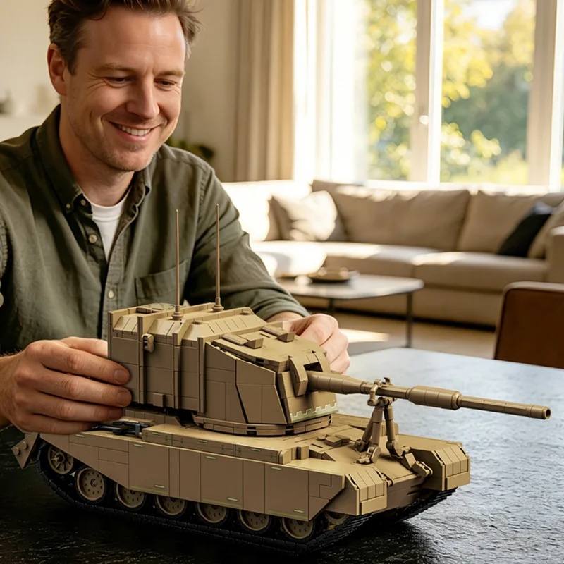 2080 elementów brytyjskiego ci – Lego Compatible Military Tank recenzja i cena